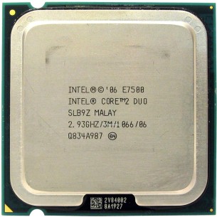 INTEL CORE 2 DUO E7500  2